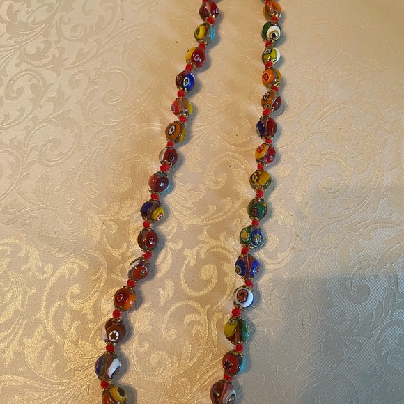 Vintage Murano Venetian Glass Beaded Necklace - Picture 4 of 8